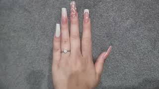 0.51ct I/VS Round Brilliant Cut Diamond Solitaire Ring Set in Platinum
