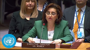 Gender equality for peace and security - UN-Women briefing | United Nations