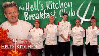 Chefs Left Scrambled By The Creative Breakfast Challenge Hells Kitchen