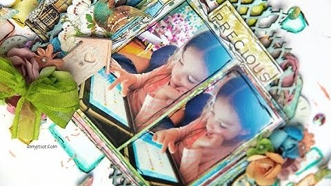 Precious Mixed Media Scrapbook Layout - The Crafter