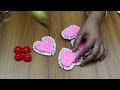 How To Make Beautiful Woolen Flower Wall Hanging Using Cotton buds - Best out of waste