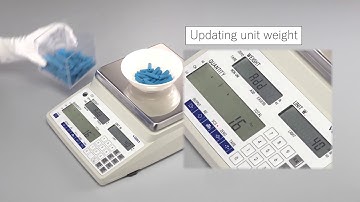 Precision balance for parts counting - SCS function