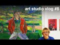 Mes 14 premiers jours de peinture en cole dart  art studio vlog 8