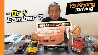 Wheel Alignment Tutorial (Pt. 3) Camber Adjustment  Positive or Negative? | YS Khong Driving