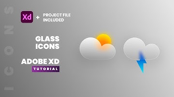 Create Glass icons (blur effect) in Adobe XD Tutorial