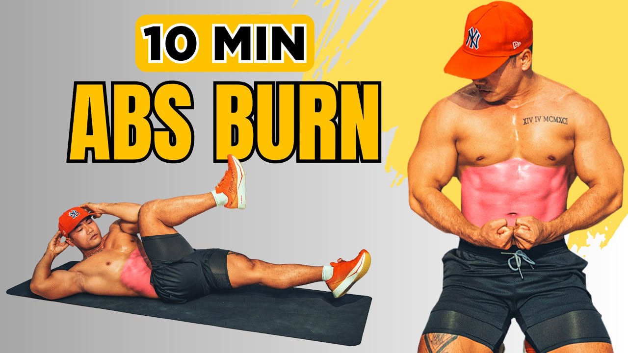 10-Min Sixpack Abs Workout at Home — Burn That Core Fast! 🔥💪#gym # ...