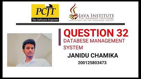 Data Base Task 32 |  ER Diagram using MySQL Workbench  | 1st Year | Java Institute