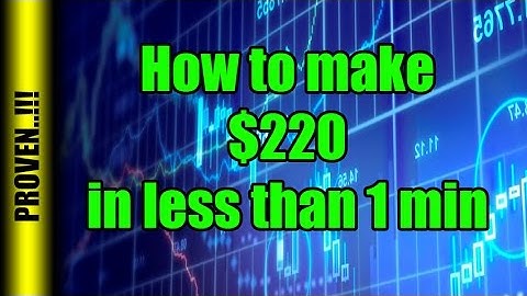 FX ROBOT - $220 in less than 1 min Scalping on EURUSD