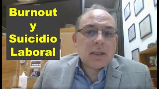 Burnout y suicidio en el trabajo |  Webinar  |  Joaquin Olivas