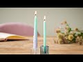 Colourful dipped candles – DIY by Søstrene Grene