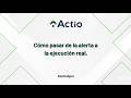 ¿Metas en rojo? Cómo pasar de la alerta a la ejecución real | Actio Software #estrategia