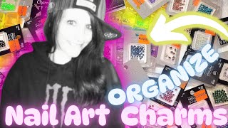 ✨Organizing Nail Charms + Satisfying ASMR 💅 | Nail Art Storage Tips! #nailtherapy