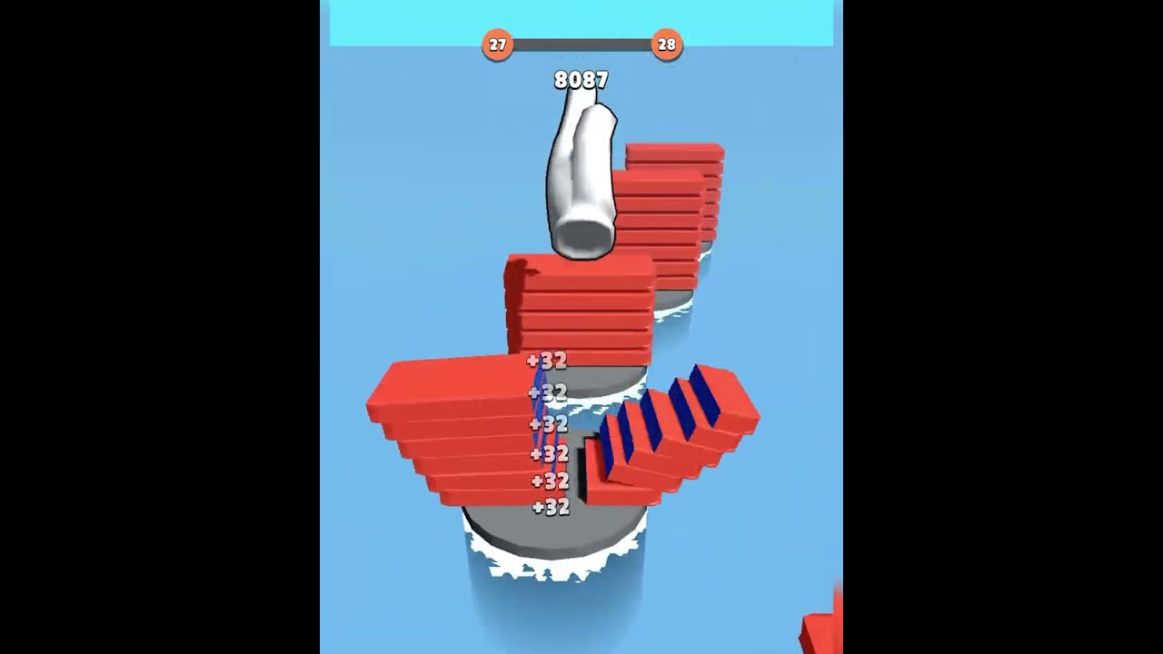 Stack Cut - Mobile Game! Relaxing sounds! Satisfying Video