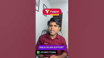 Vyapar Malayalam support #vyapar #vyaparapp #vyaparappmalayalam