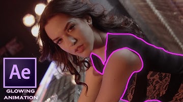 How To Make Glowing Scribble Animation In After Effects Tutorial || very easy || blottermeadia