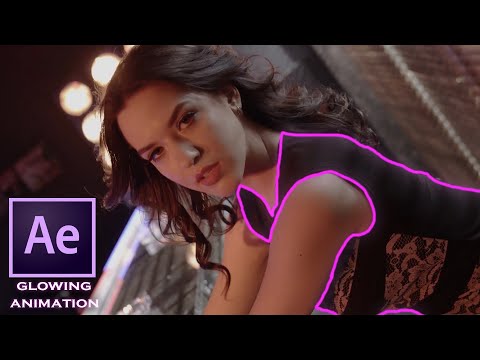 How To Make Glowing Scribble Animation In After Effects Tutorial || very easy || blottermeadia