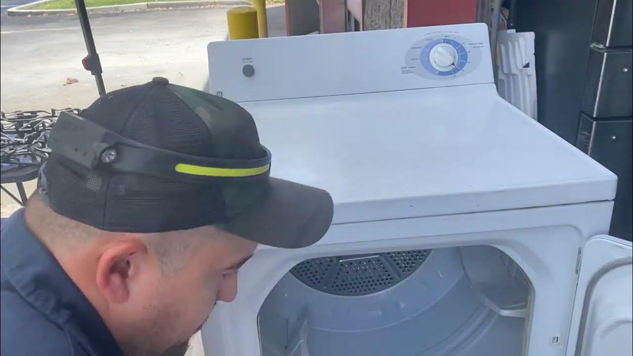 Como hacer un servicio completo a una secadora General Electric que