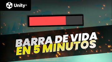 ¡CÓMO hacer una BARRA de VIDA en UNITY! ✅