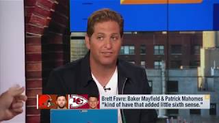 'Good Morning Football' breaks down Brett Favre's praise of Baker Mayfield and Patrick Mahomes