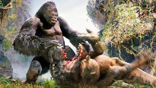 Kong vs. T-Rex | King Kong | Clip en Español