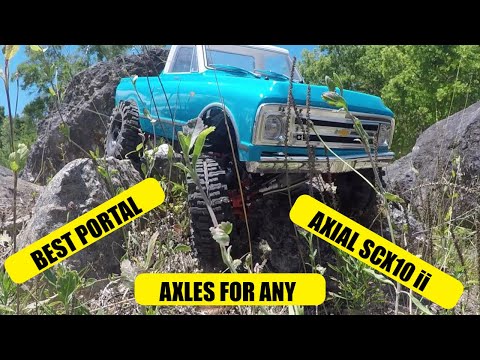 What are the best portal axles for a axial scx10 ii