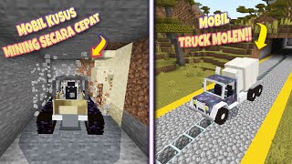 ADDON MINECRAFT MCPE Tapi Aku Ada Mobil Bangunan Yang Bisa Buat Jalan...!! screenshot 5
