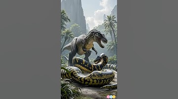 Giant Python vs. Dragon King#ai#GPT#sora#openai#story#animal
