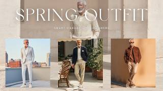 Smart Casual with Sneakers: 20 Spring Outfits for Older Men- men's fashion
