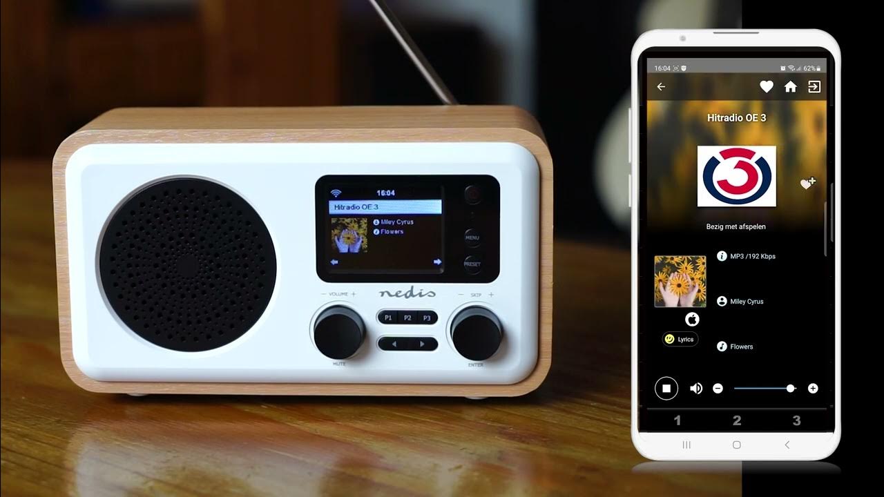 Nedis Radio RDIN2000WT & AirMusic Control App YouTube