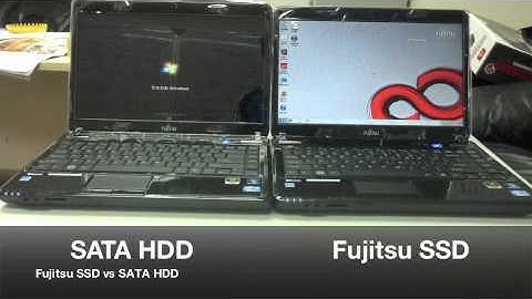 Fujitsu SSD vs HDD