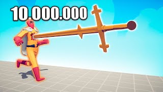 10.000.000 DAMAGE KING SWORD vs UNITS - TABS | Totally Accurate Battle Simulator 2024