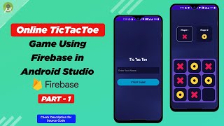 How to create Online Tic Tac Toe game using Firebase in Android Studio | Part - 1 | Design TicTacToe screenshot 5