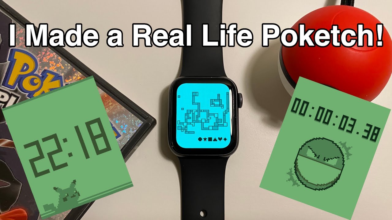 I Made a Real Life Poketch on my Apple Watch!