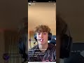 Vinnie Hacker talks about dating Madison Beer on TikTok live