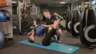 Medicine Ball Alternate Exercise Deadbug