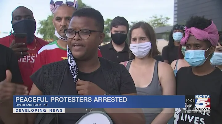 Peaceful protesters arrested in Overland Park