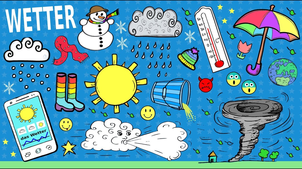 Deutsche Dialoge: Über das Wetter reden / small talk about the weather in German