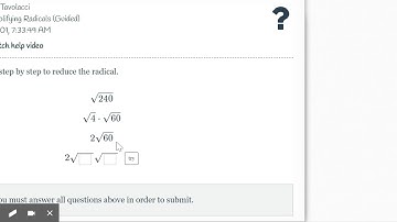 Simplifying Radicals
