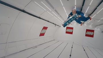 LEGO Lunar Lander Unboxing in Zero Gravity w/ Astronaut Mike Massimino