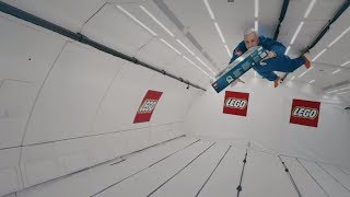 LEGO Lunar Lander Unboxing in Zero Gravity w\/ Astronaut Mike Massimino