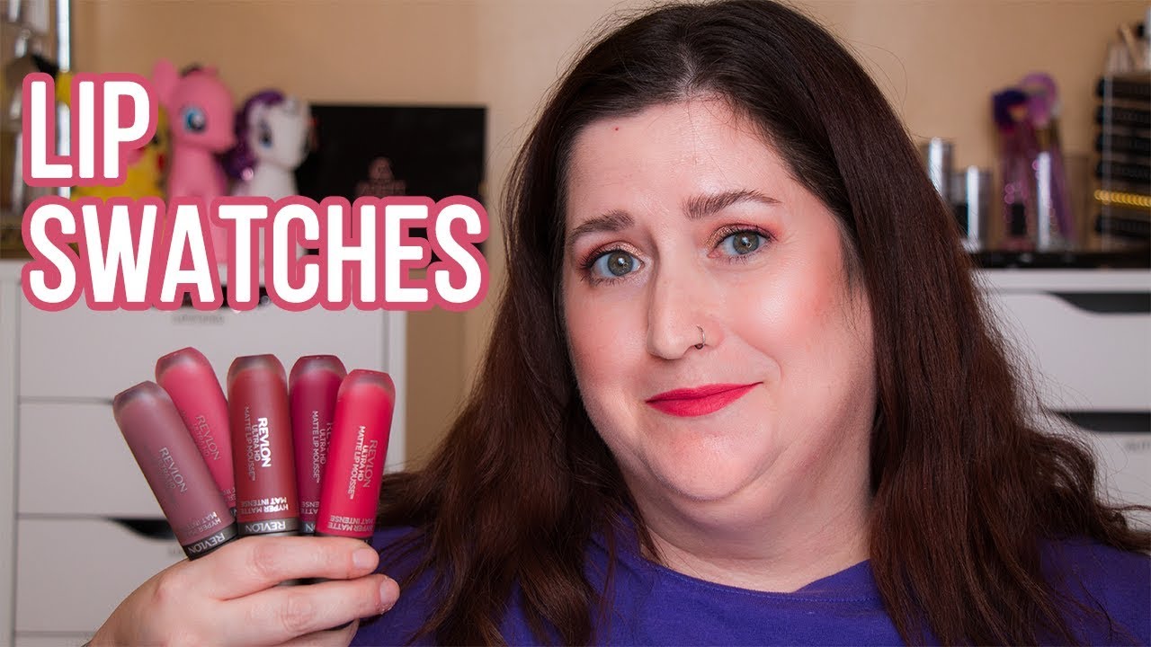 Revlon Ultra Hd Hyper Matte Lip Mousse Lip Swatches