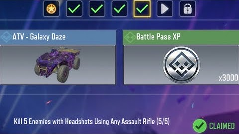 Call Of Duty Mobile Kill 5 Enemies with Headshots Using Any Assault Rifle Task Complete