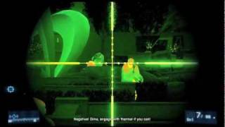 Battlefield 3 - M82 A3 sniper gameplay