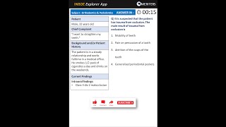 Inbde Case Mcq General And Diseasespecific Pathology To Assess Patient Risk
