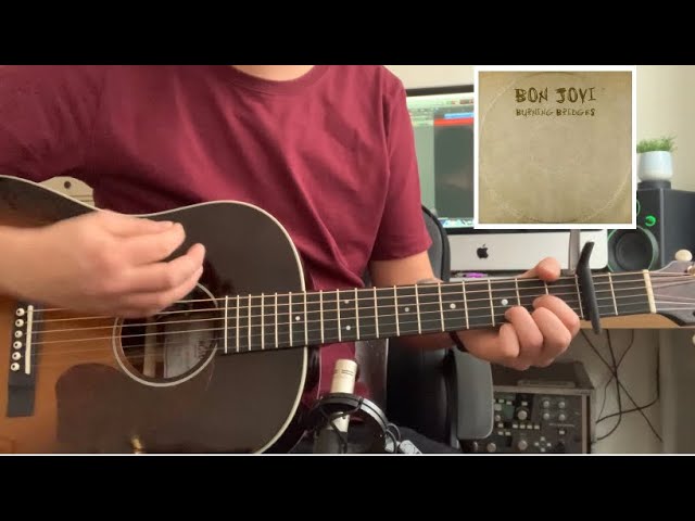 Burning Bridges - Bon Jovi (Guitar cover by Jesper) class=