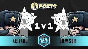 [Cast] Xeilang vs Bowser - 1v1 Ranked Forts RTS - Gameplay