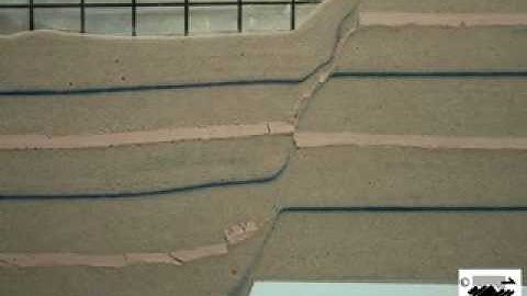 Broken clay smear in normal faults (analogue model, with PIV strain analysis)