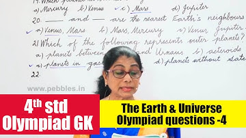 4th std olympiad GK | The Earth & Universe | Olympiad questions 4  | General Knowledge Olympiad