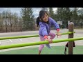 Kids play with bars in the park #Trending #viral #youtubeshorts #fun #kids #kidsvideo #funny