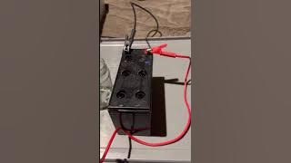 Very old dry ups 9.0 amp hour battery with potassium hydroxide. Lets see if the oxide film is there?